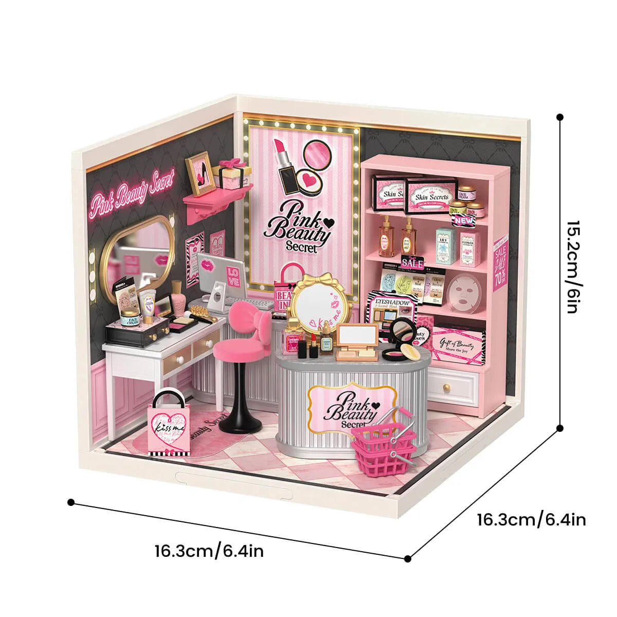 Robotime - DW026 - Rolife Pink Beauty Secret