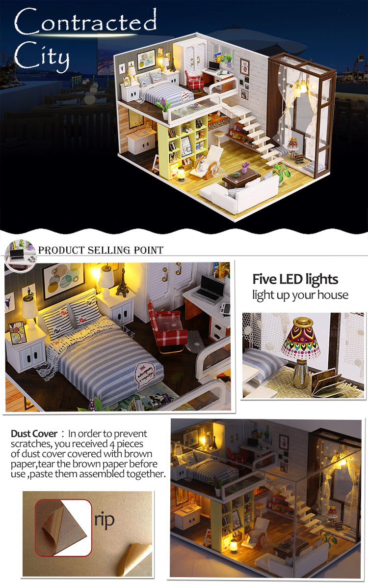 Knowme miniatire series K-028 - Contracted City