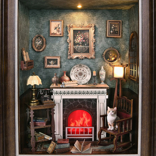 (Pre-order) Hamaileon ZR02 New Innovation Fireplace Photo Frame with Light