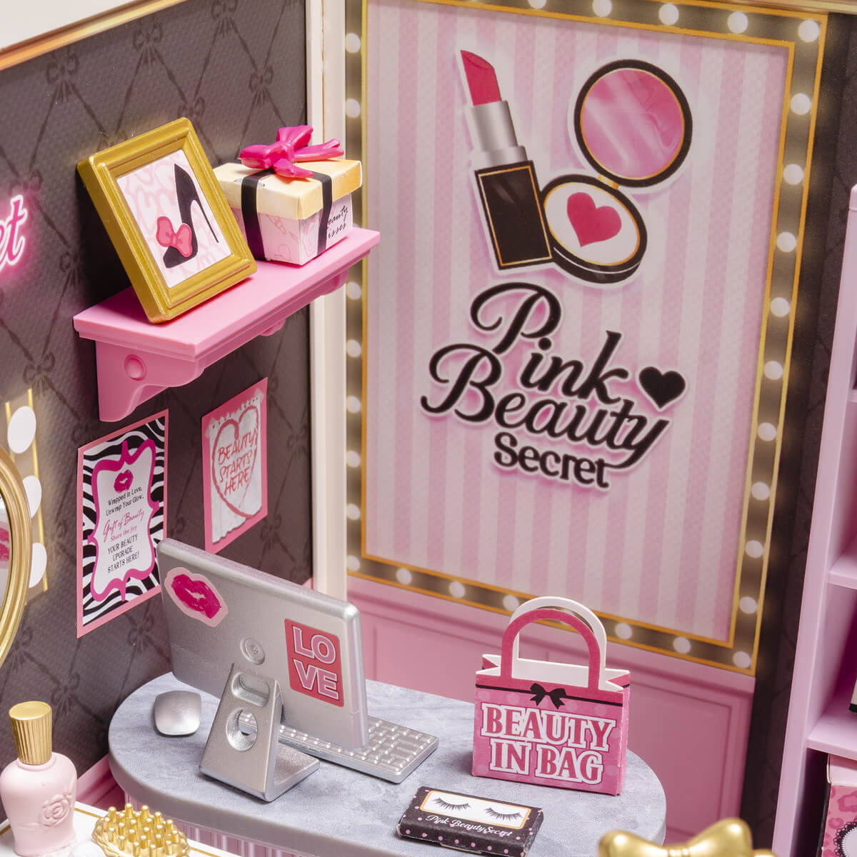 Robotime - DW026 - Rolife Pink Beauty Secret