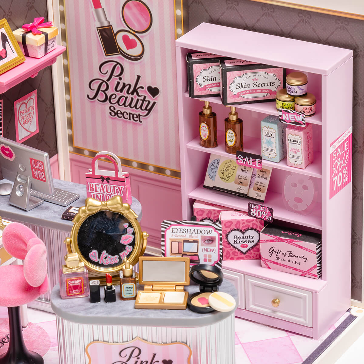 Robotime - DW026 - Rolife Pink Beauty Secret