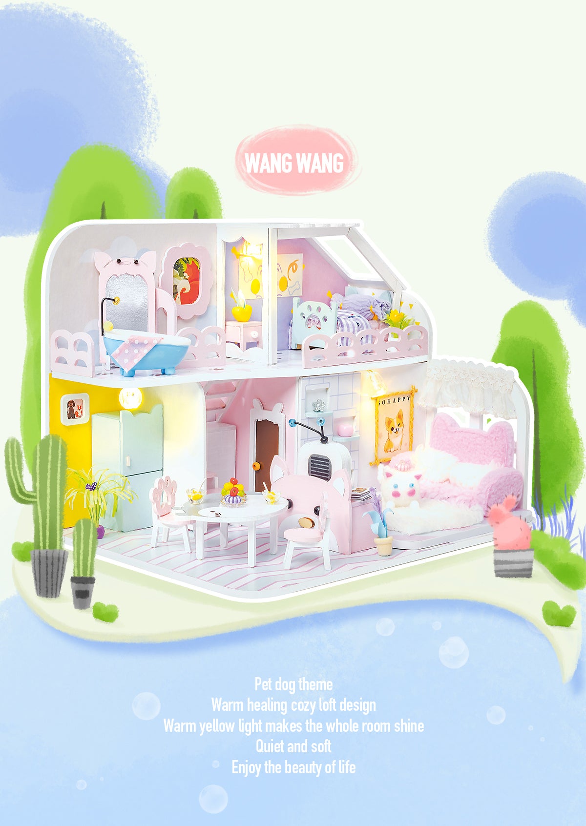 Knowme miniature LOFT series YU-2703 - Kennel of Lonely
