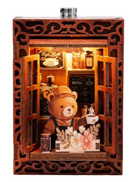Hamaileon RFM-02  Little Bear metal stciker #D wooden puzzle