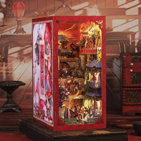 CUTEBEE EK-02B DIY Book Nook Kit（The Legend of Mulan）