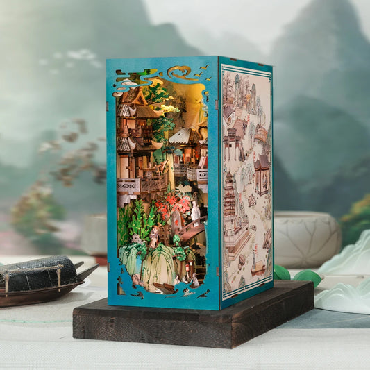 CUTEBEE EK-01B DIY Wooden Book Nook Kit (Su Dongpo's Life)