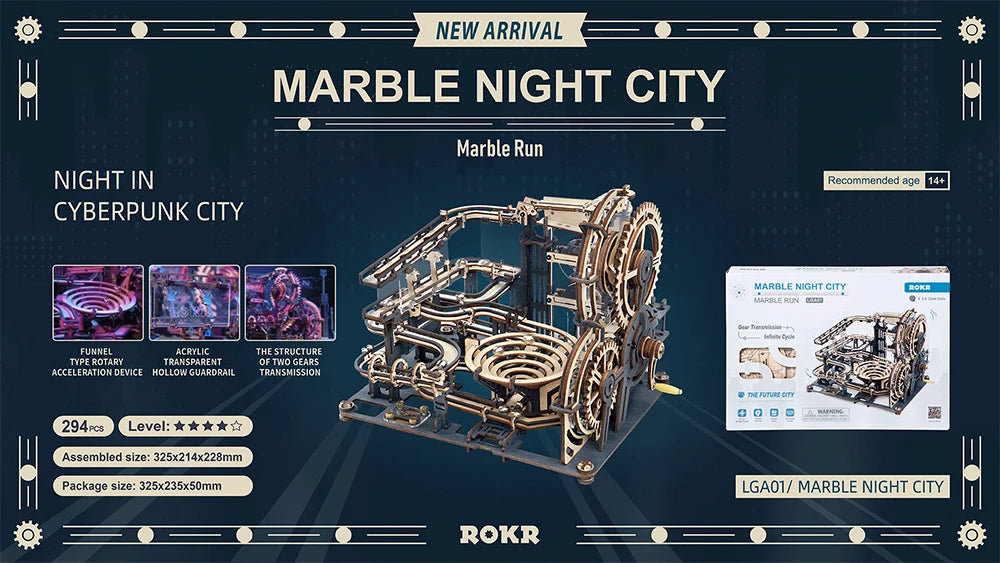 Rokr LGA01 - Marble Run - Martble Night City
