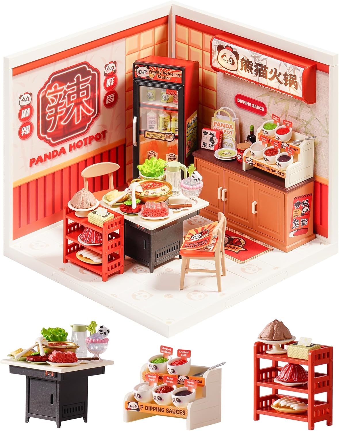 Robotime - Rolife Super Creator DW020 Panda Hot Pot