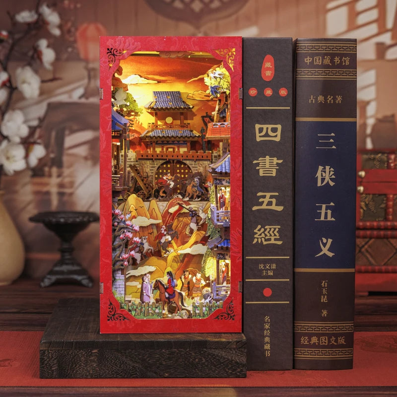 CUTEBEE EK-02B DIY Book Nook Kit（The Legend of Mulan）