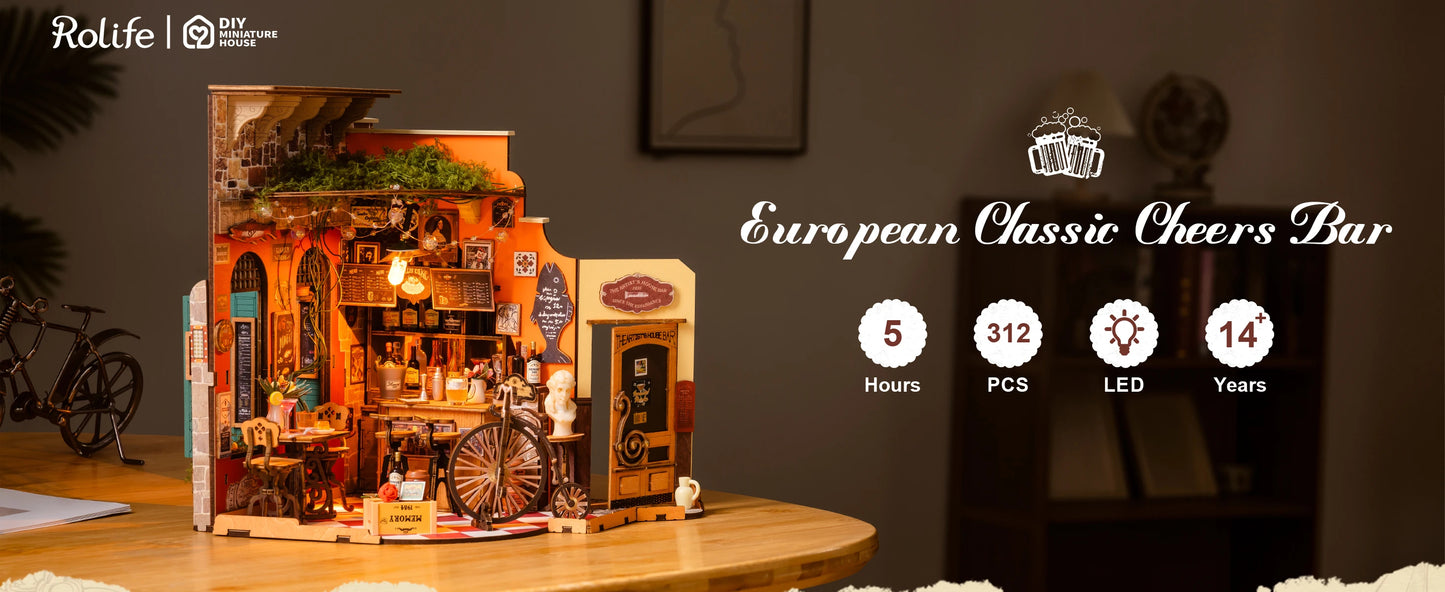 Rolife DG173 DIY Miniature House - Cheers Bar & Dining