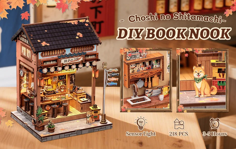 CUTEBEE CWGC217 Book Nook Choshi no Shitamachi