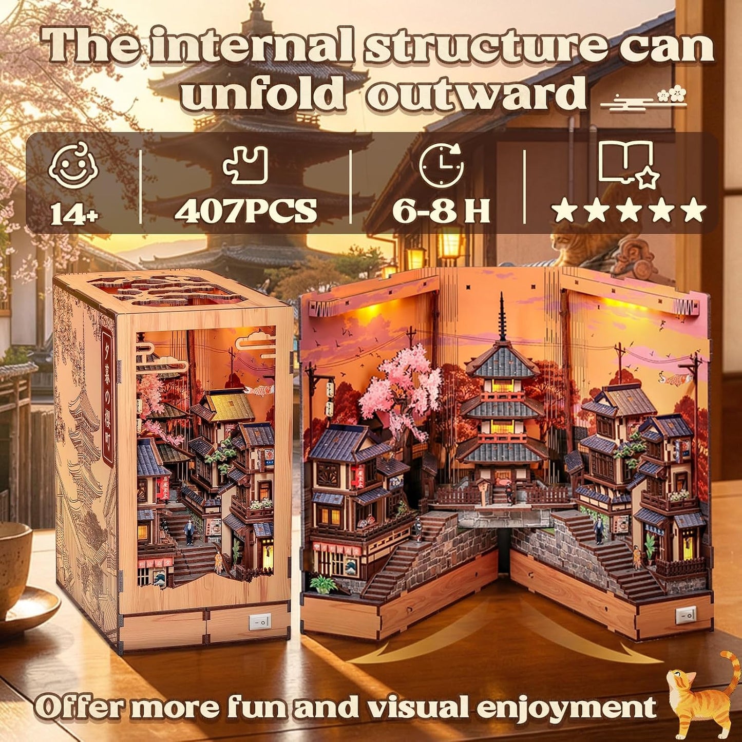Cutebee BJAA402 Twilight Sakura Path