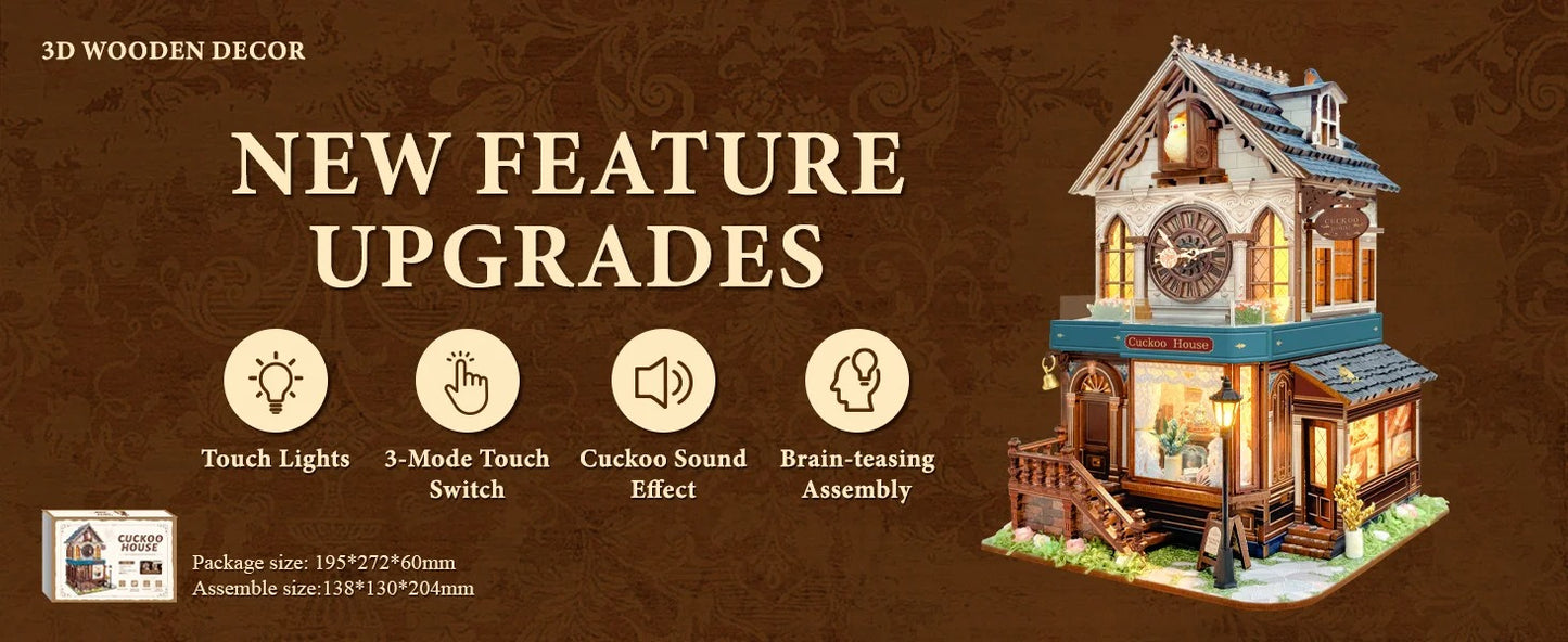 Hamaileon SQ-61 Cuckoo Clock House Kit