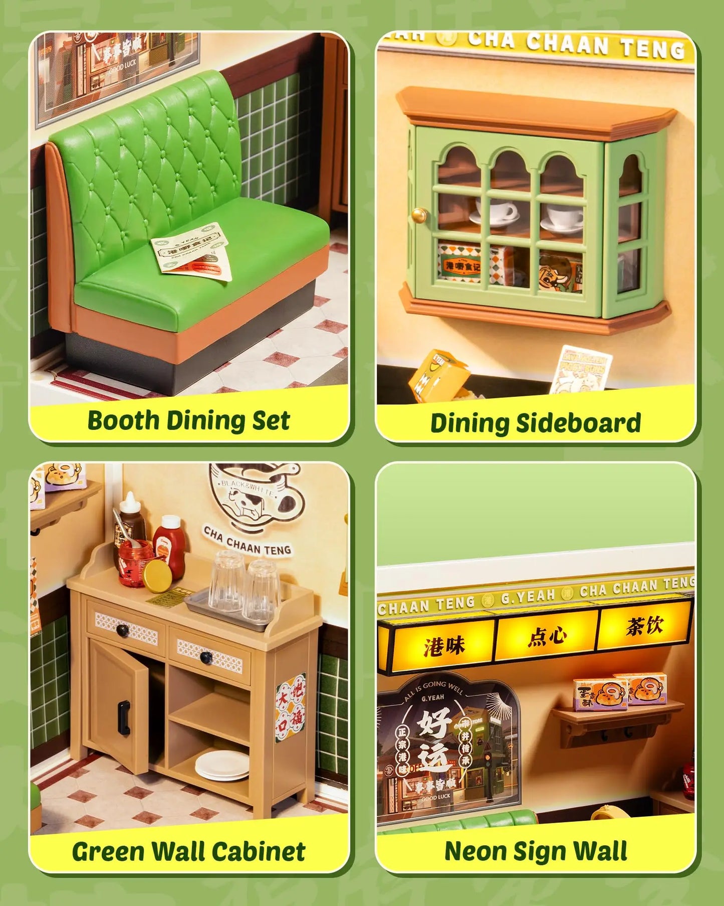 Robotime - Rolife Hong Kong Bites Cafe Super Creator DW021