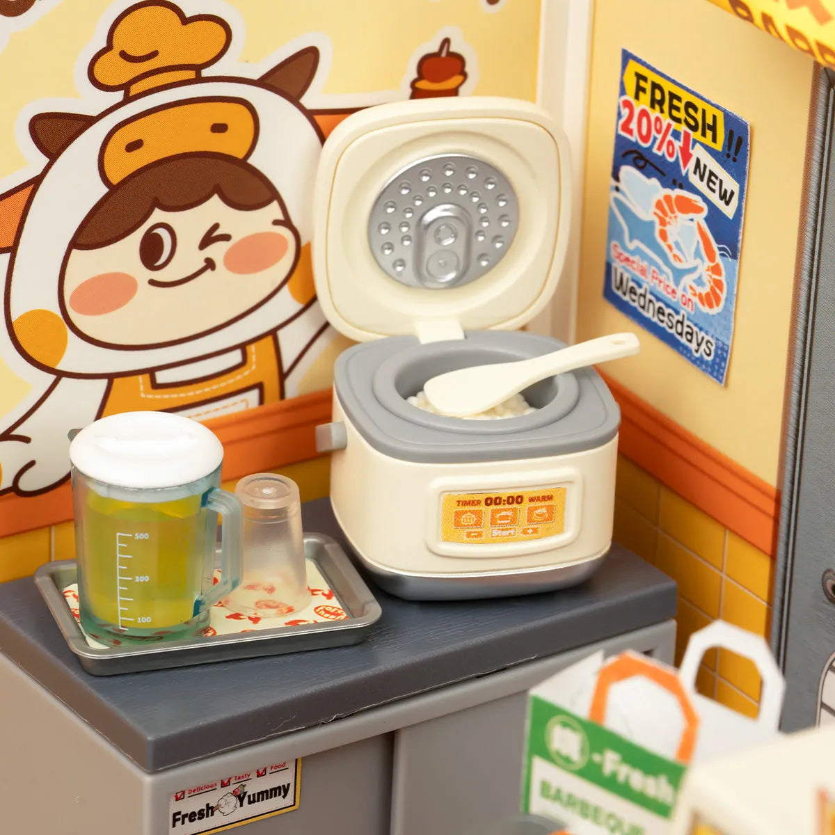 Robotime - DW022 Rolife Night Out Food Stall