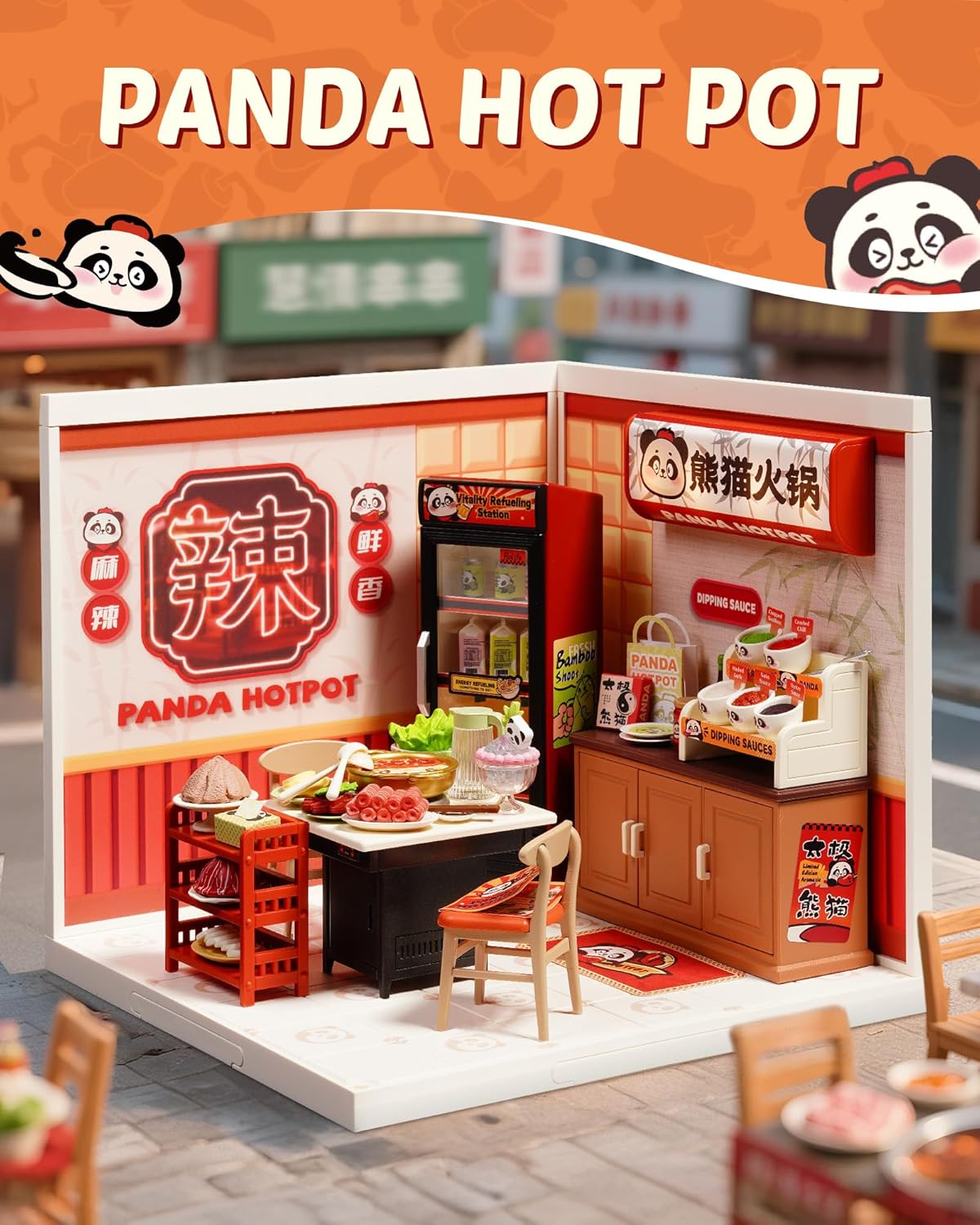 Robotime - Rolife Super Creator DW020 Panda Hot Pot