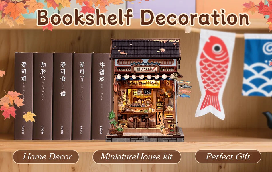 CUTEBEE CWGC217 Book Nook Choshi no Shitamachi