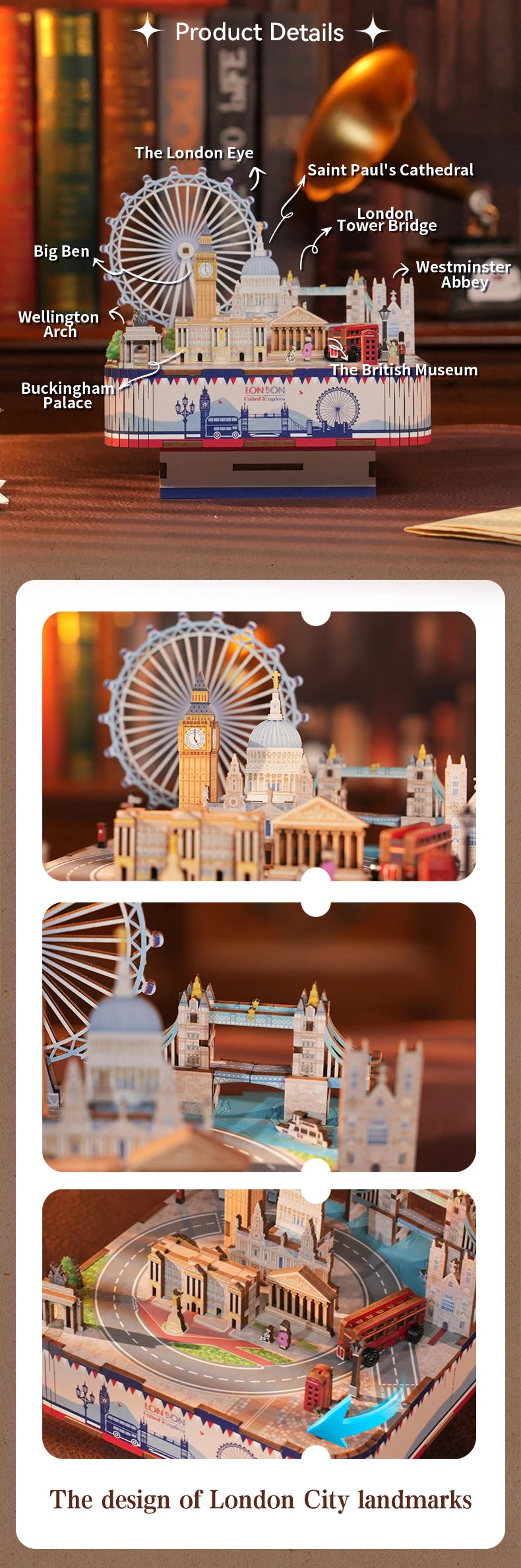 Tonecheer TQ 066 - London Music Box