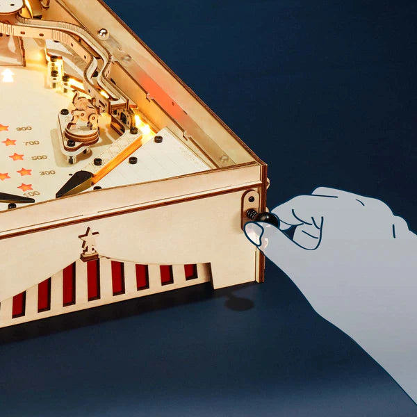 ROKR - EG01 - 3D Pinball Machine 3D Wooden Puzzle
