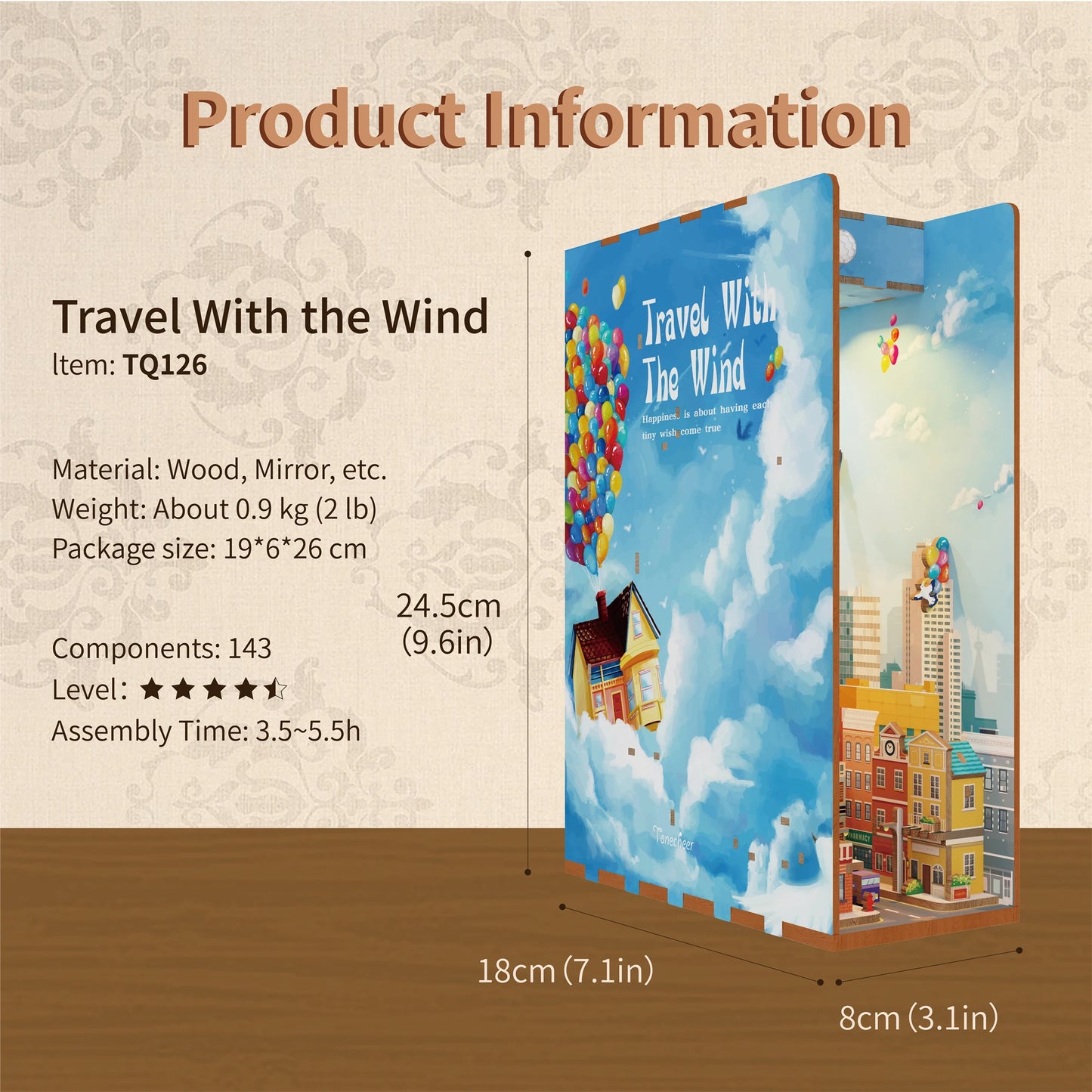 Tonecheer TQ126 Travel with the Wind