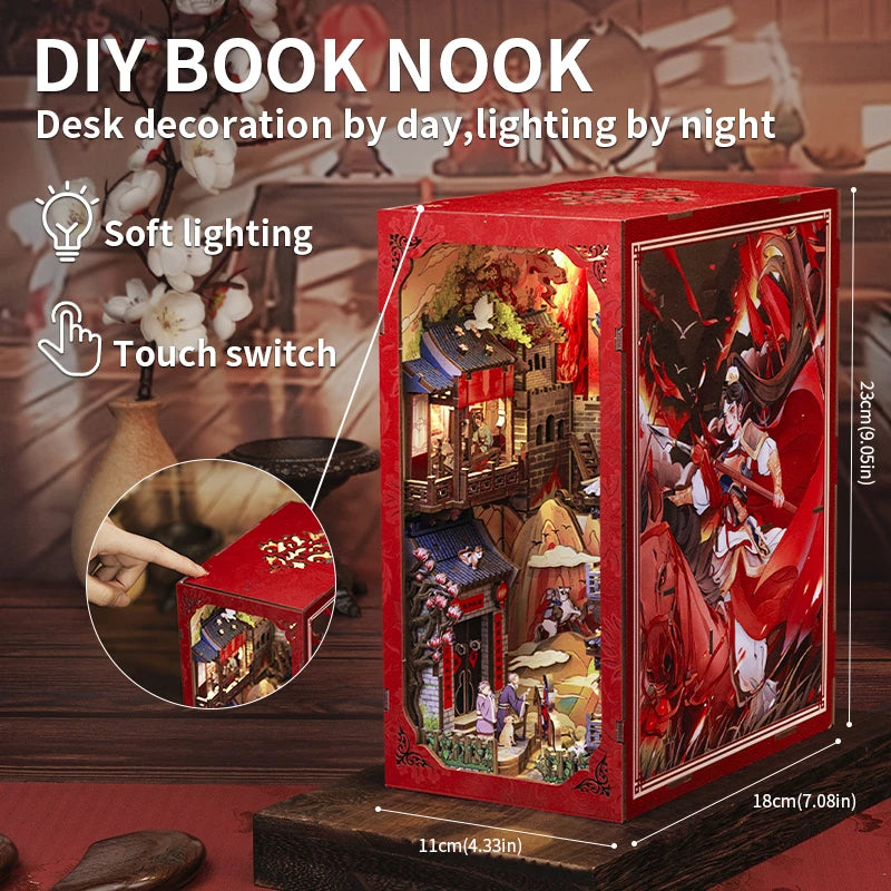 CUTEBEE EK-02B DIY Book Nook Kit（The Legend of Mulan）