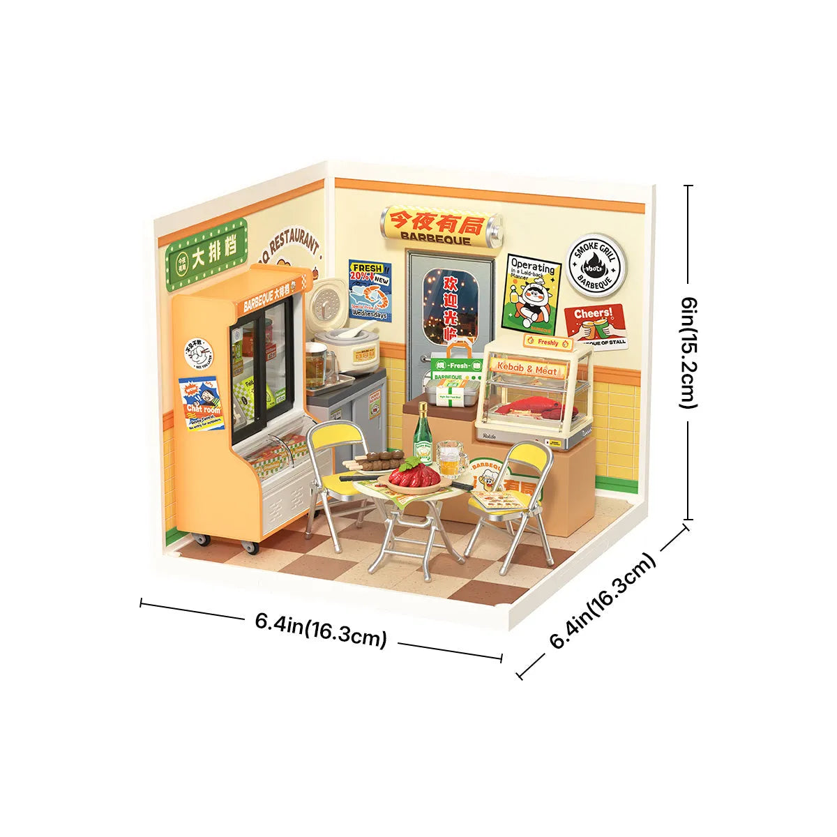 Robotime - DW022 Rolife Night Out Food Stall