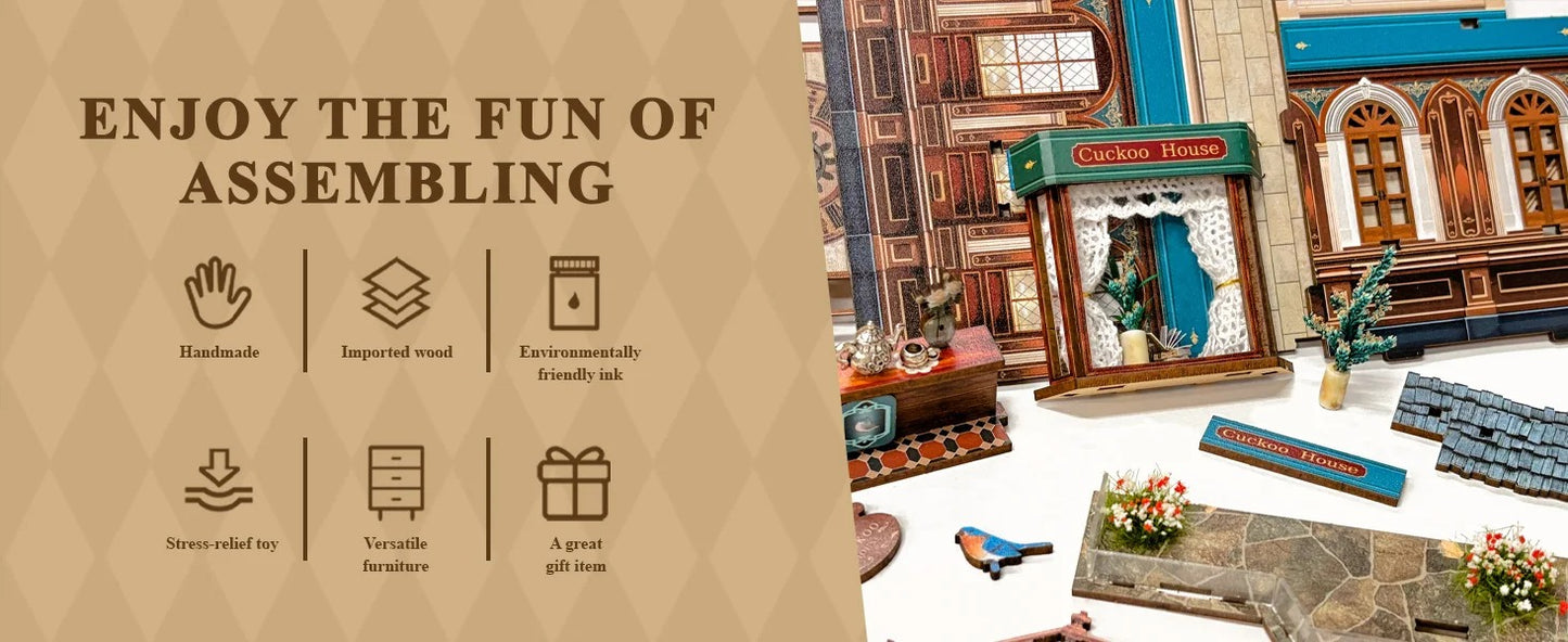 Hamaileon SQ-61 Cuckoo Clock House Kit
