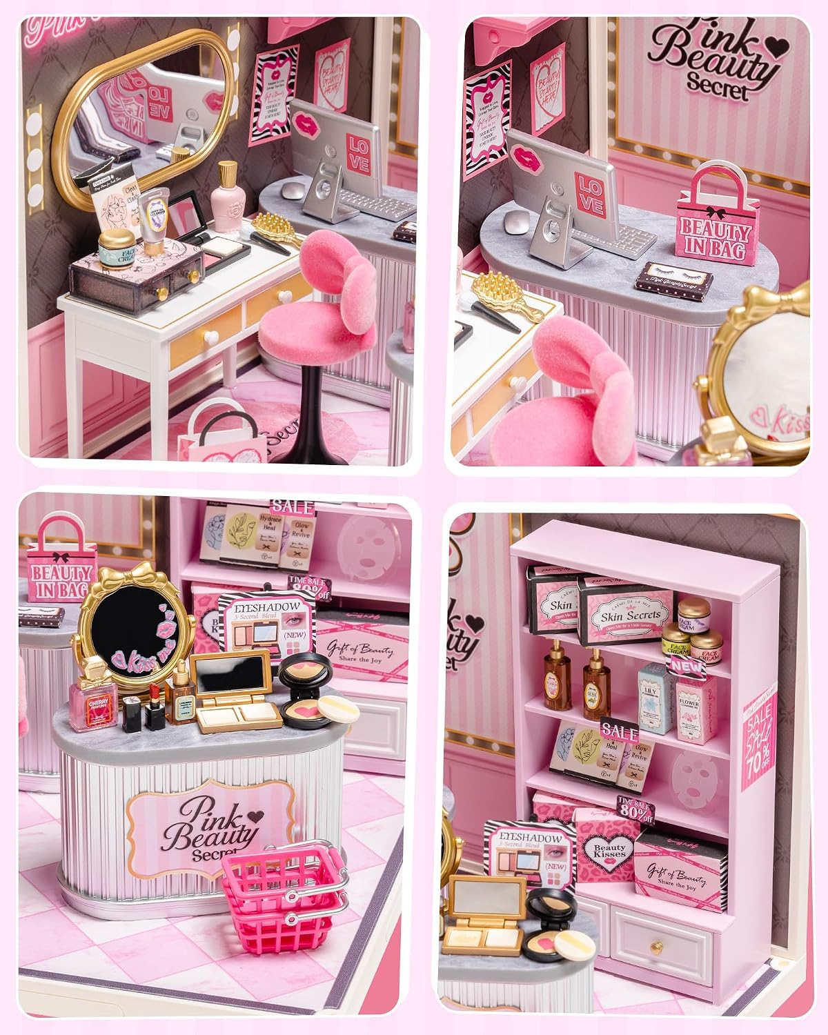 Robotime - DW026 - Rolife Pink Beauty Secret