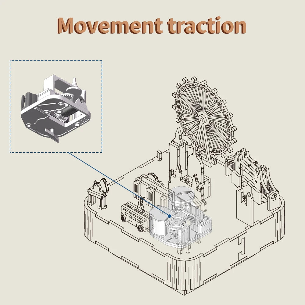 Tonecheer TQ 066 - London Music Box