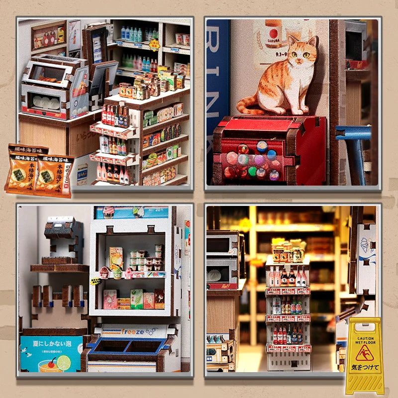 CUTEBEE CWGC222 Japanese Detective Convenience Store