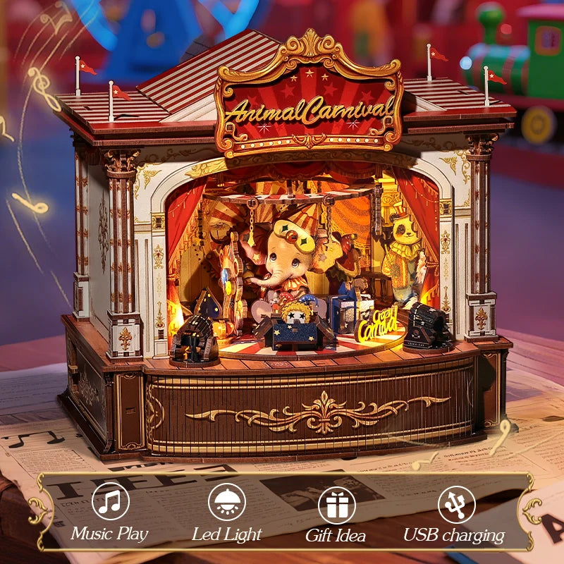 Pre-order Cutebee TTCB501 - Animal Carnival music box