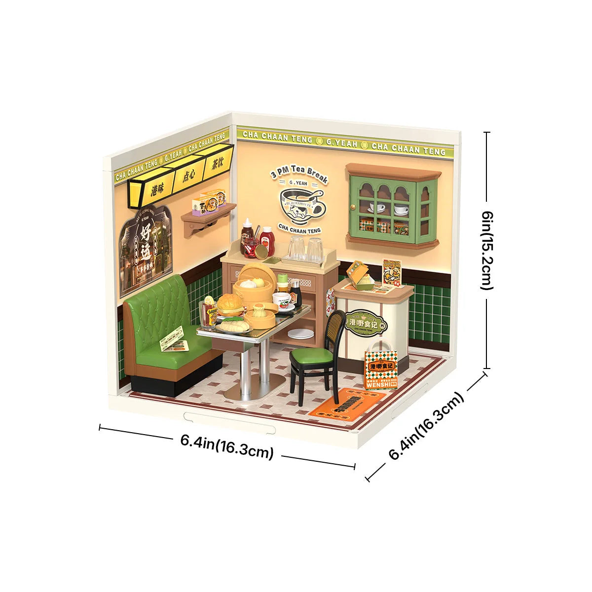 Robotime - Rolife Hong Kong Bites Cafe Super Creator DW021