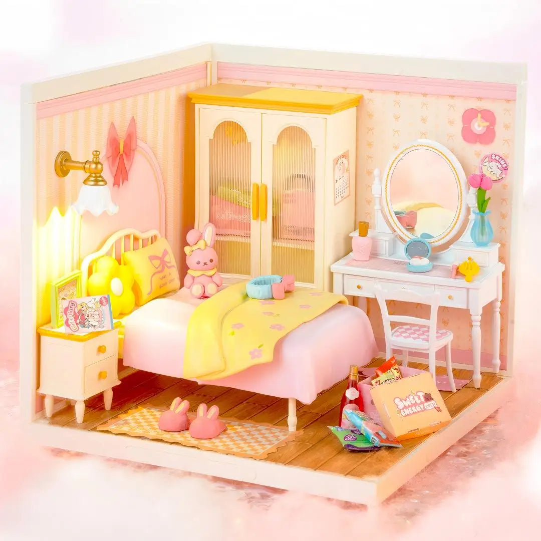 Robotime - DW016 - Rolife Lovely Pink Bedroom