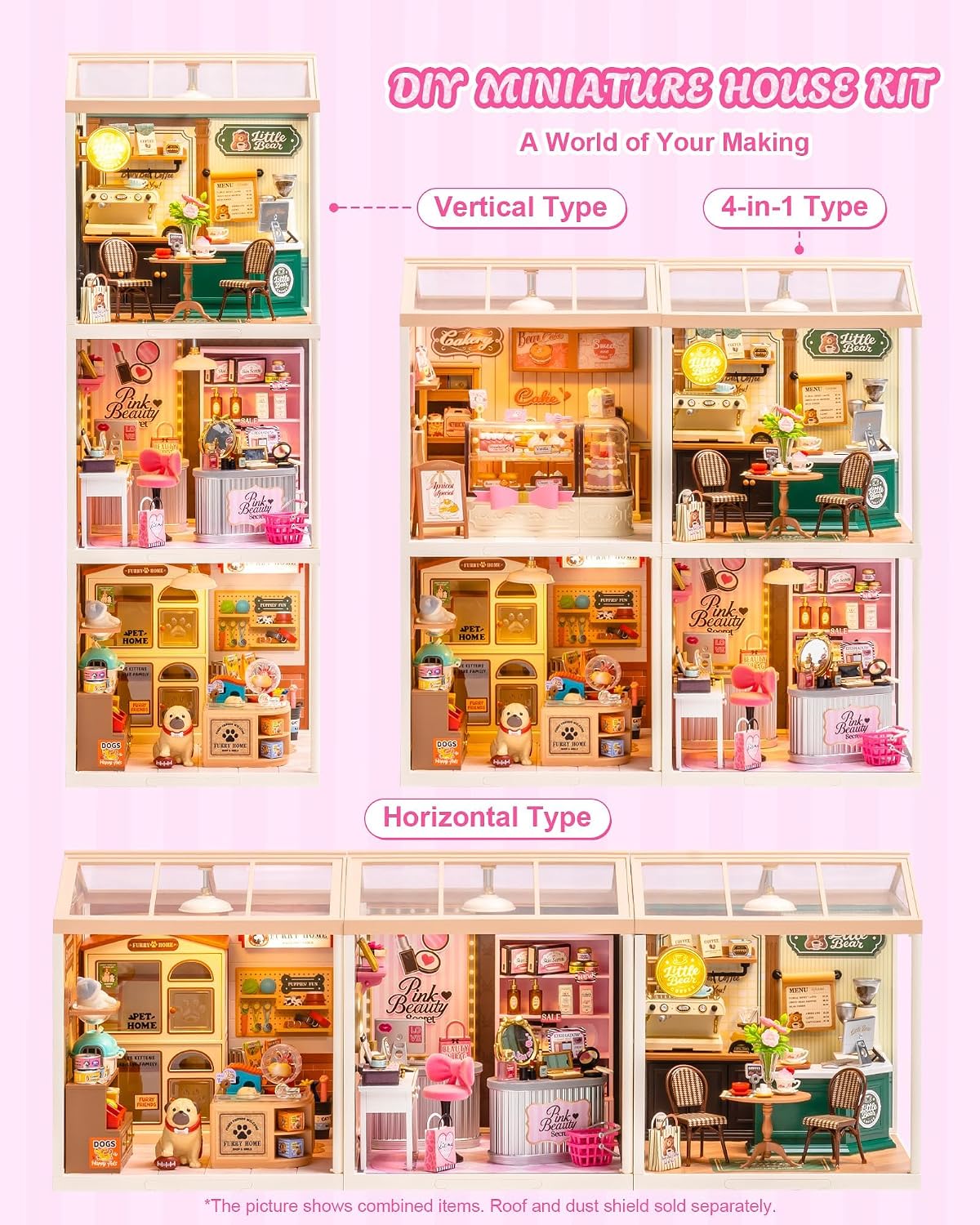 Robotime - DW026 - Rolife Pink Beauty Secret