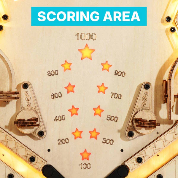 ROKR - EG01 - 3D Pinball Machine 3D Wooden Puzzle