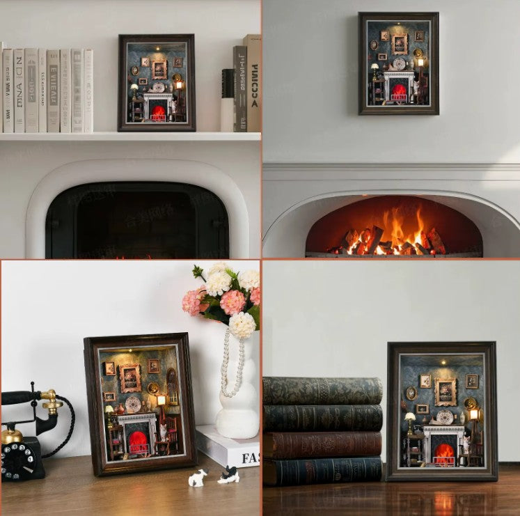 (Pre-order) Hamaileon ZR02 New Innovation Fireplace Photo Frame with Light