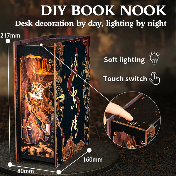 CUTEBEE MZ-01 DIY Book Nook Kit (The Legend of WU KONG)