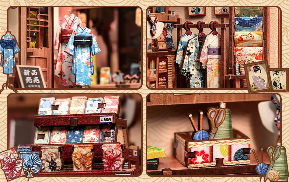 Pre-order Cutebee CWGC223 Sajura O Kimono Shop Japanese Housing series