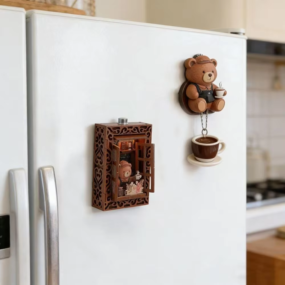 Hamaileon RFM-02  Little Bear metal stciker #D wooden puzzle
