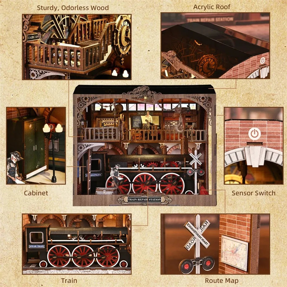 (Pre-Order) Hamaileon CH06 Train Repair Station