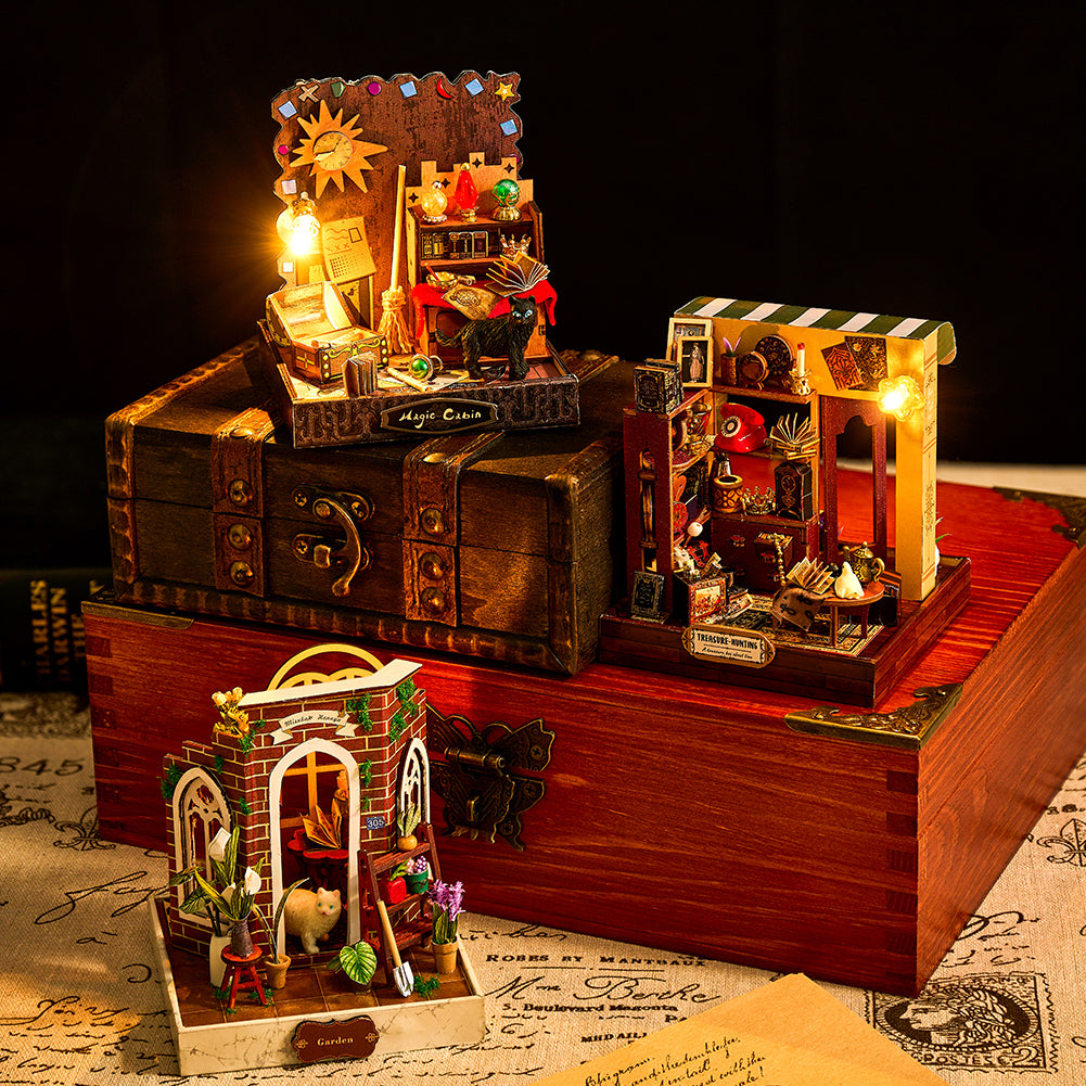 Knowme IIE Create Minature Dollhouse series K076 Mitsukasku Hanaya (with Led Light)