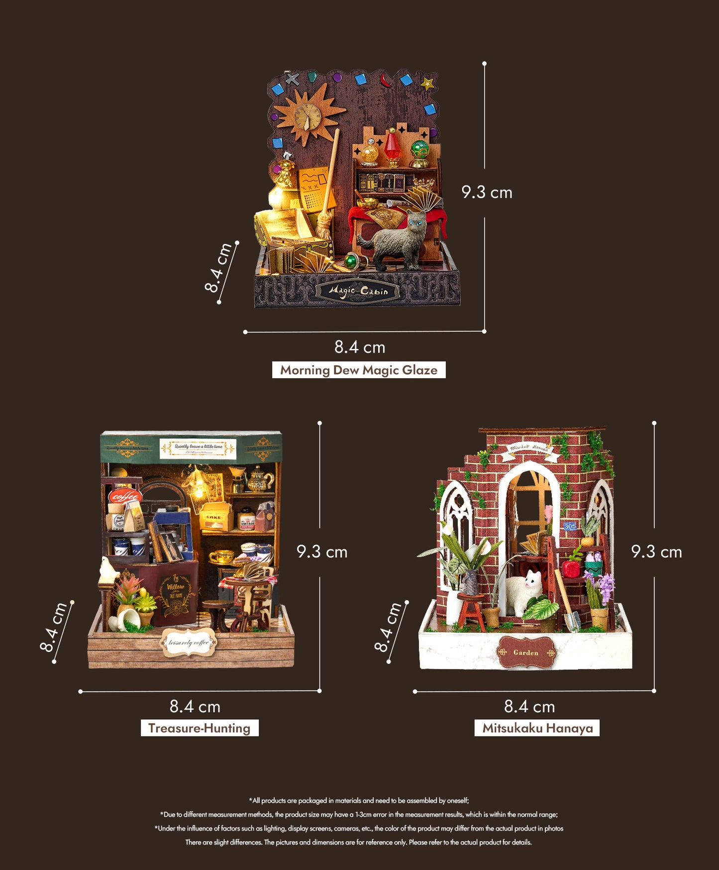 Knowme IIE Create Minature Dollhouse series K076 Mitsukasku Hanaya (with Led Light)