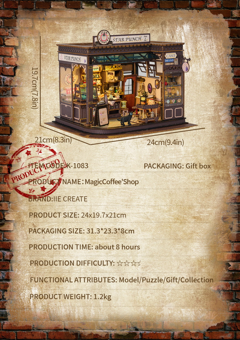 Knowme booknook series K-1083 - Magic Cafe Shop