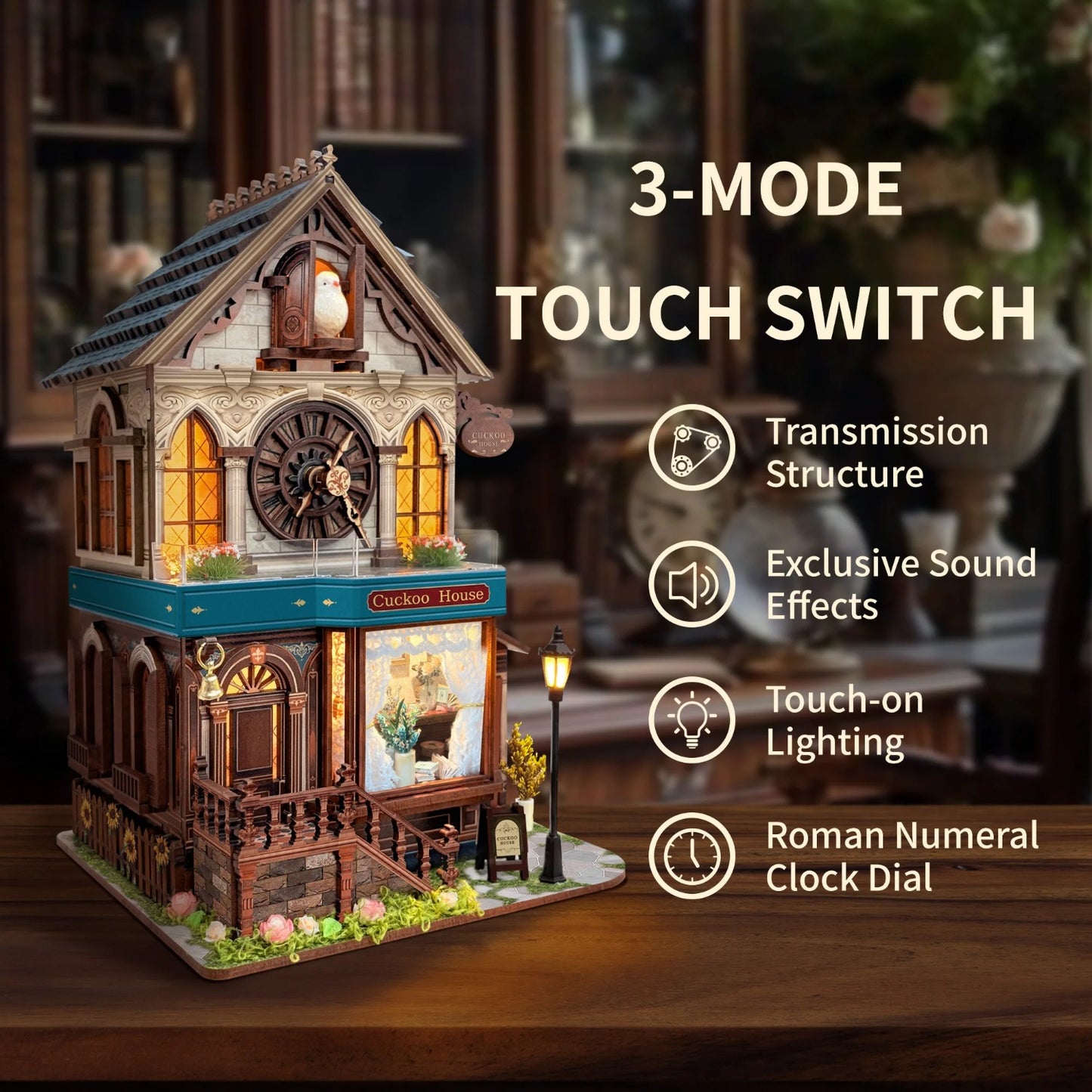 Hamaileon SQ-61 Cuckoo Clock House Kit
