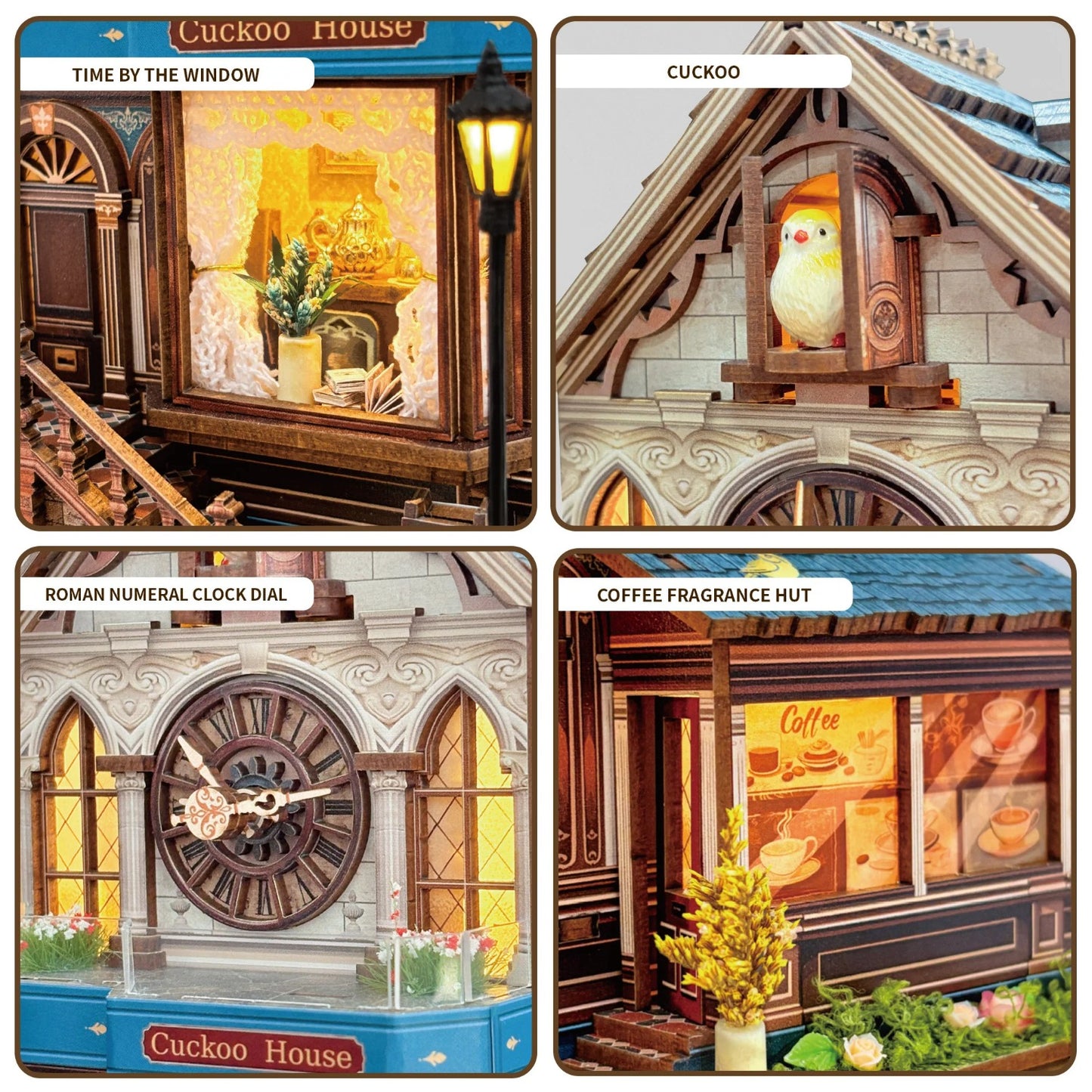 Hamaileon SQ-61 Cuckoo Clock House Kit