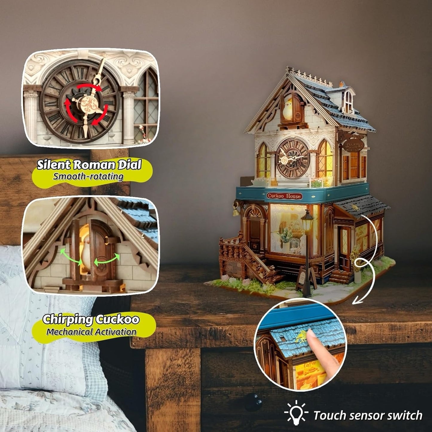 Hamaileon SQ-61 Cuckoo Clock House Kit