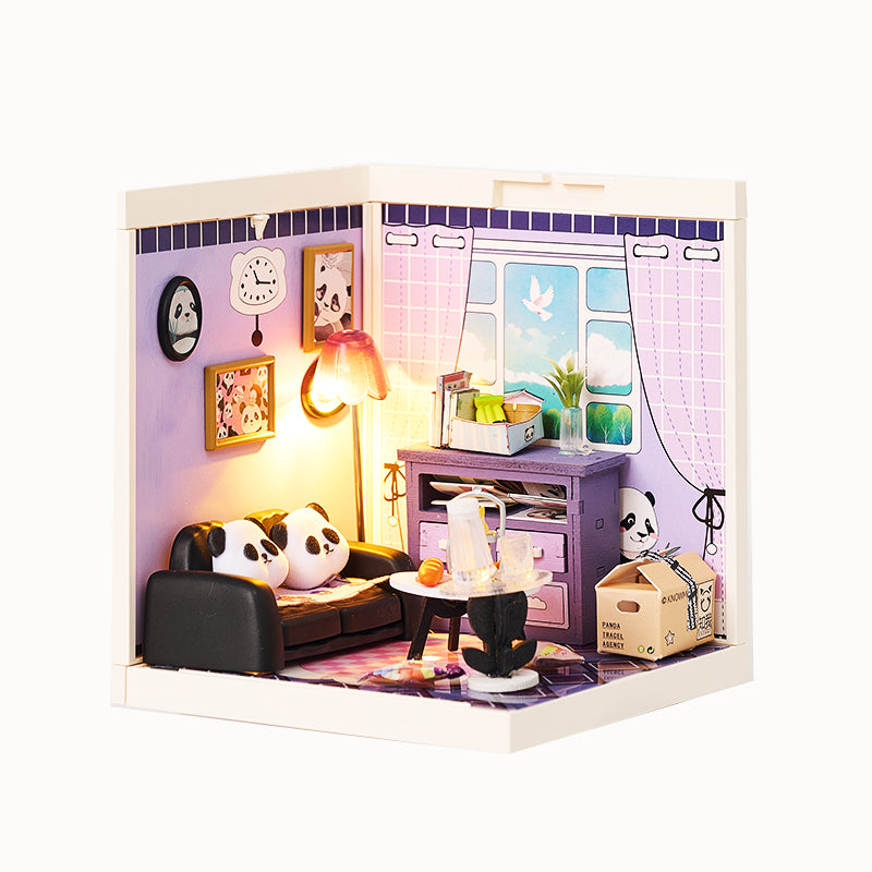 Knowme IIECREATE Super Dreammaker series Magnetic Puzzle Plastic Wood for Dollhouse