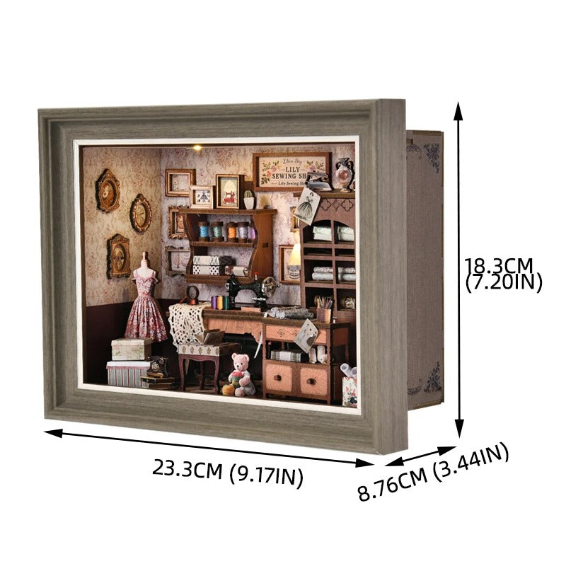 (Prte-order) Hamaileon ZR-01 Lily Sewing Shop Picture frame with light
