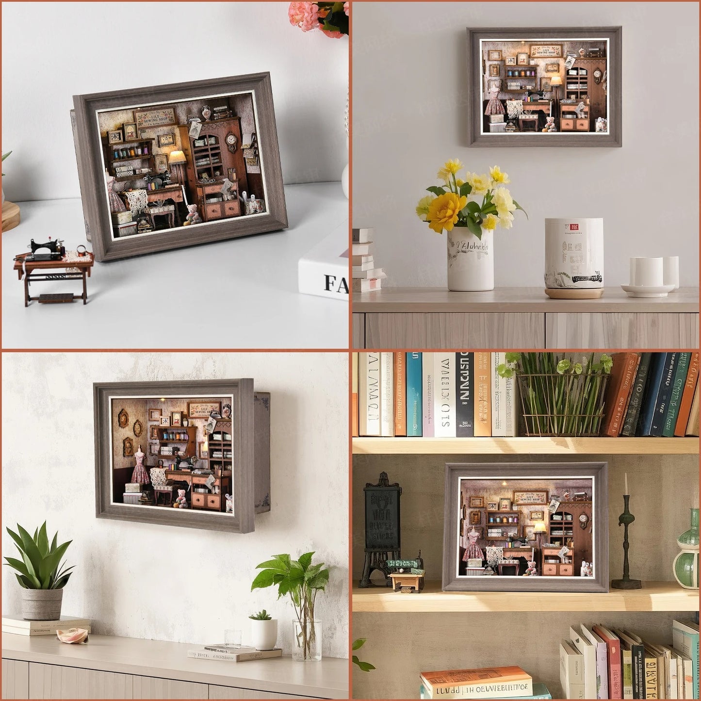 (Prte-order) Hamaileon ZR-01 Lily Sewing Shop Picture frame with light