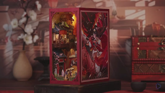 CUTEBEE EK-02B DIY Book Nook Kit（The Legend of Mulan）